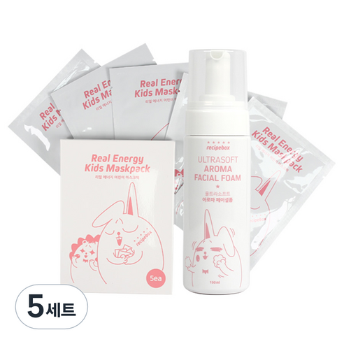 레시피박스 키즈 피부 관리 2종 세트, 5세트
