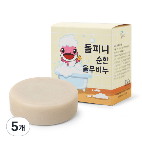 돌피니와트 돌피니 순한 율무비누, 100g, 5개