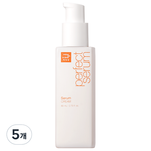 미쟝센 퍼펙트 크림 세럼 헤어에센스, 80ml, 5개