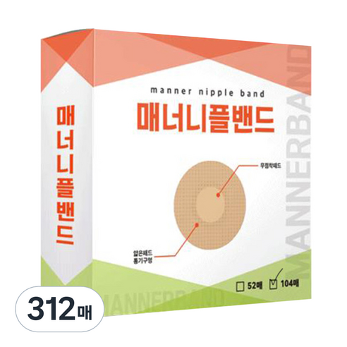 앙스샵 매너니플밴드, 312개