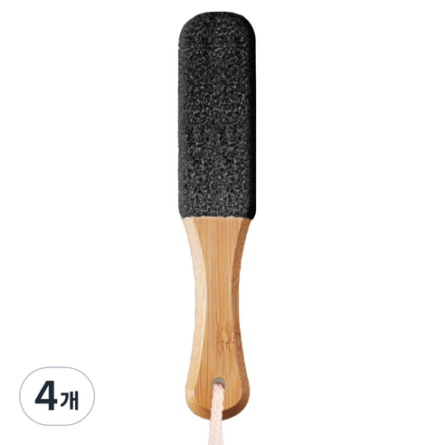 재마로 돌 풋파일 안전 각질관리 블랙, 1개입, 4개, 50g