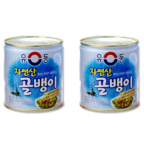 유동 자연산 골뱅이, 230g, 2캔
