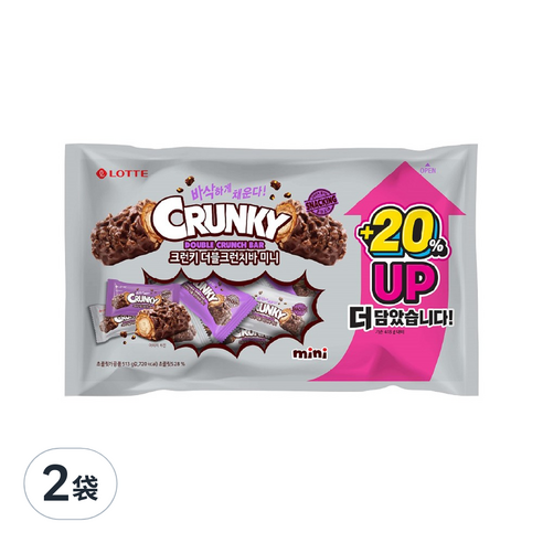 crunky crunky雙倍夾心巧克力棒 crunky巧克力 食品 食品油煙 零食 巧克力棒 能量棒 u0027食品 能量棒u0027