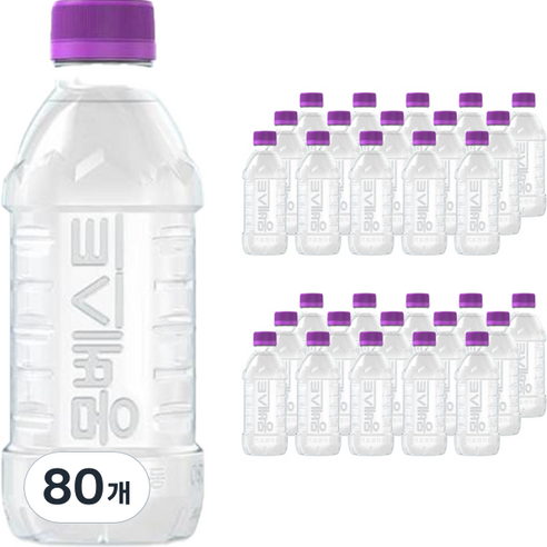 몽베스트 위드어스 무라벨 먹는샘물, 330ml, 80개