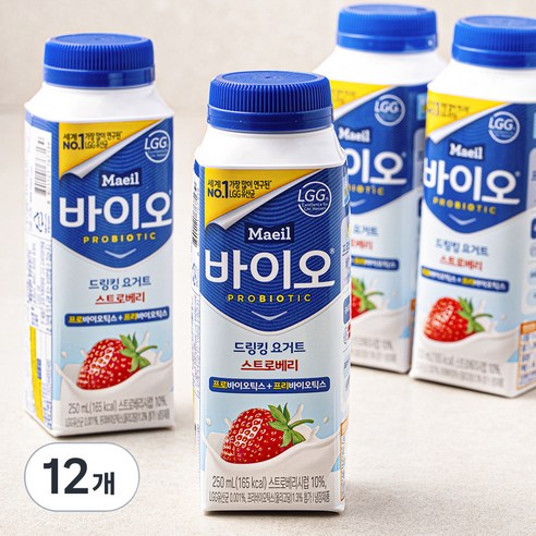 매일바이오 드링킹 요거트 딸기, 250ml, 4개입, 3개