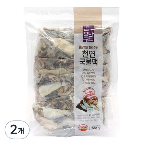 해심 으뜸 천연국물팩, 200g, 2개