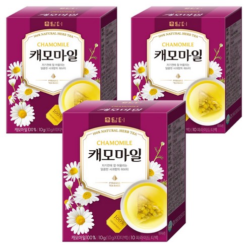 담터 캐모마일 삼각티백, 1g, 10개입, 3개