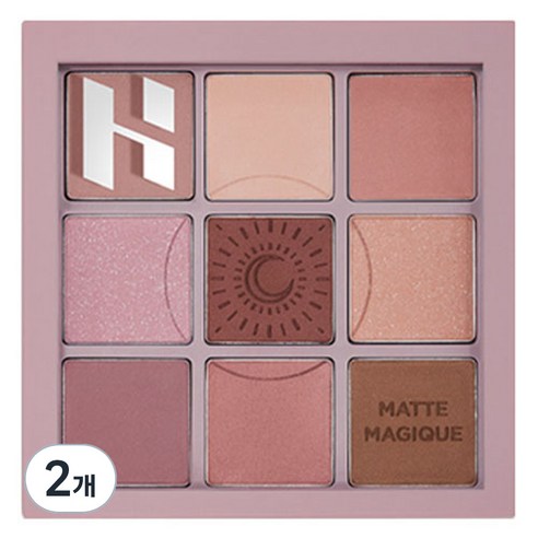 홀리카홀리카 마뜨 매직 컬렉션 마이페이브 무드 아이팔레트 8g, 무니, 2개
