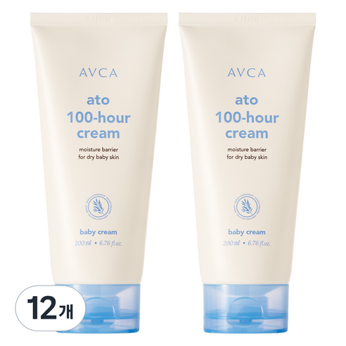 아브카 아토 100시간 초고보습 베이비 크림, 200ml, 12개