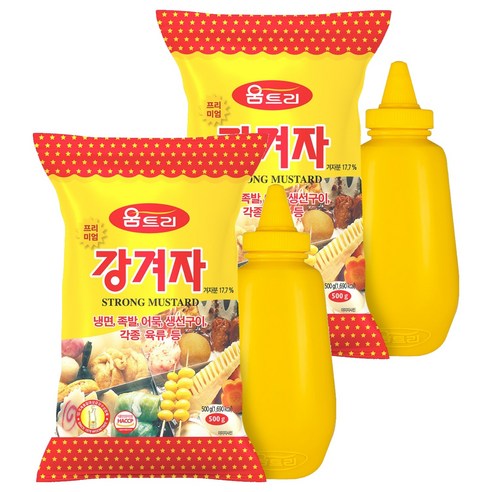 움트리 프리미엄 강겨자, 2개, 500g