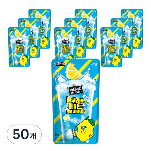 쟈뎅 까페리얼 블루레몬 에이드, 230ml, 50개