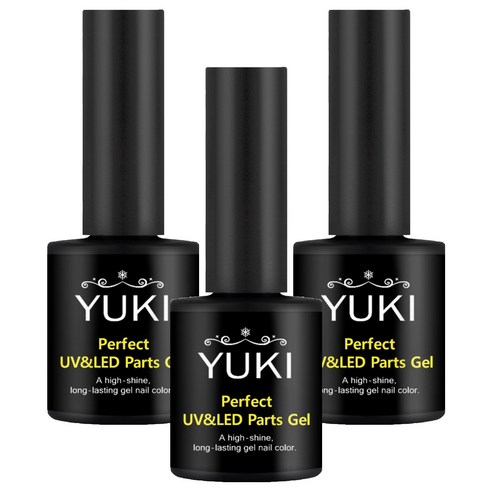 유키 퍼펙트 UV&LED 파츠젤 10g, 3개