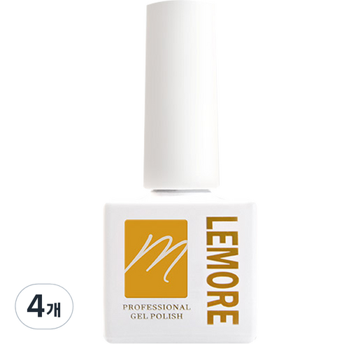 르모어 유리알광택 논와이프 탑젤, Medium, 10ml, 4개