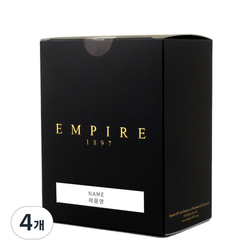 Empire1897 페퍼민트 블랙박스, 1g, 4개, 15개입