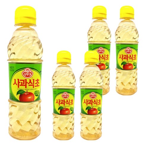 오뚜기 사과식초, 500ml, 5개