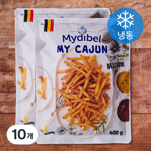마이디벨 마이 케이준 감자튀김 (냉동), 400g, 10개