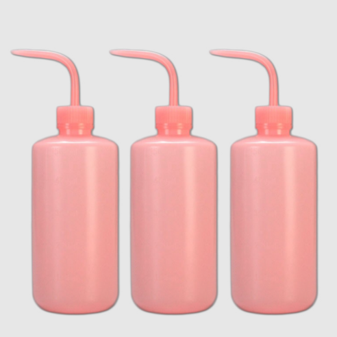 마다꾸미 세척 과학실험 코끼리병 물뿌리개 500ml, 3개, 레드, 레드, 레드