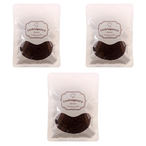 쿠킹스토리 초코크런치, 100g, 3개