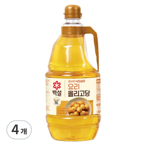 백설 올리고당, 2.45kg, 4개