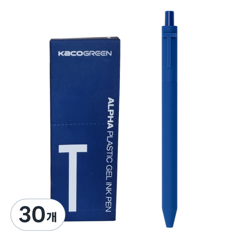카코 알파 소프트 중성 젤펜 0.5mm, 알파벳 T, 30개