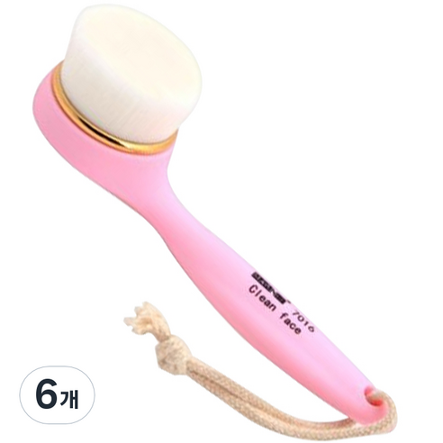 OON 핸들 모공 브러쉬, 혼합색상, 6개