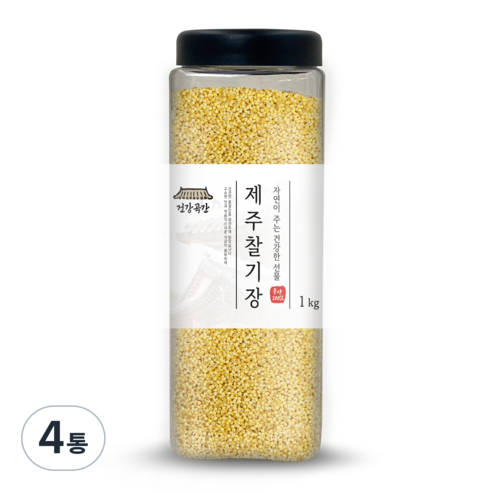 건강곡간 제주 찰기장, 1kg, 4개