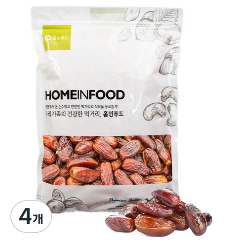 홈인푸드 대추야자, 4개, 1kg