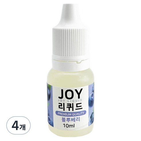 조이리퀴드 아로마조이 슬라임 향료 10ml, 4개, 블루베리