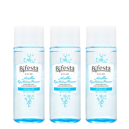 비페스타 미셀라 아이 메이크업 리무버, 145ml, 3개