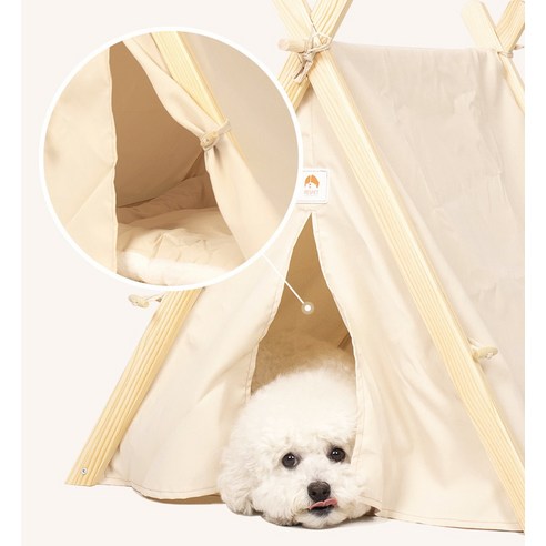 반려동물에게 최고의 안식처를 제공하는 리스펫 텐트 하우스