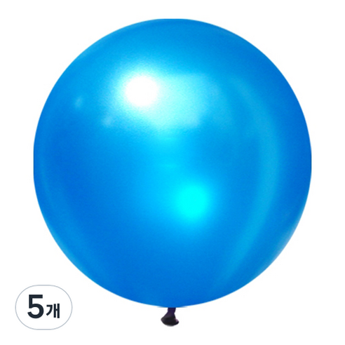 제이벌룬 셈퍼텍스 90cm 대형풍선, 540 펄 블루, 5개