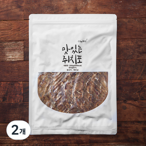 더먹다 맛있는 쥐치포, 2개, 200g