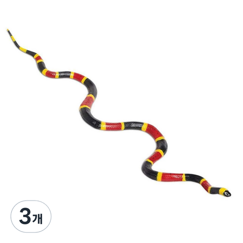 257429 산호뱀 Coral Snake, 11.3x60x1.5cm, 3개