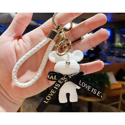 내 가방에 사랑스러움을 한 스푼, 버블리데이 곰돌이 키링 세트