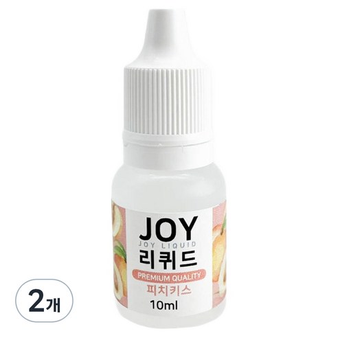 아로마조이 조이리퀴드 슬라임 향료 10ml, 2개, 피치키스