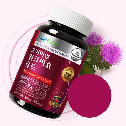 뉴트리디데이 프리미엄 밀크씨슬 골드, 90정, 2개