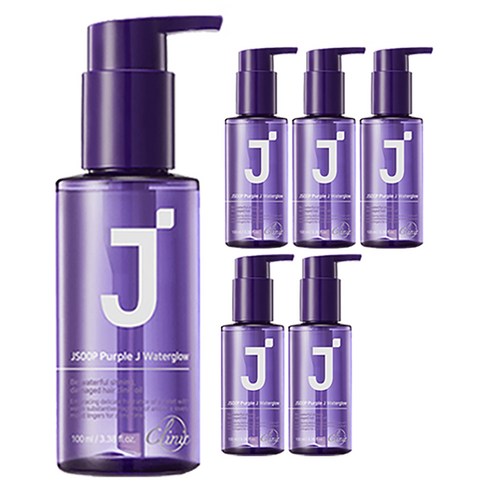 제이숲 퍼플제이 워터글로우 단백질 헤어 에센스, 100ml, 6개