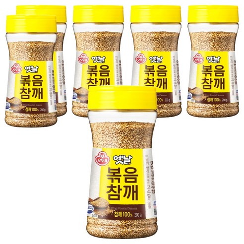 오뚜기 옛날 볶음참깨, 200g, 6개