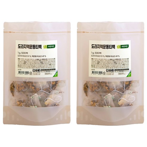 자연지인 도라지 맥문동 티백, 1g, 50개입, 2개