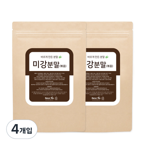 바른티 미강 분말 볶음, 200g, 4개
