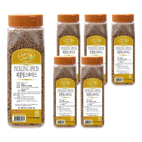 내츄럴스파이스 피클링 스파이스, 450g, 6개