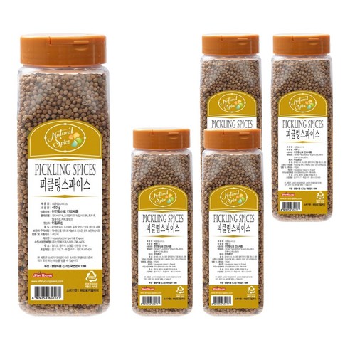 내츄럴스파이스 피클링 스파이스, 450g, 5개