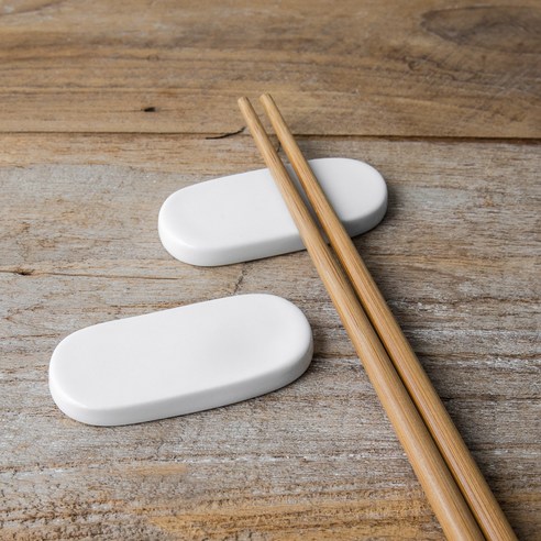 하우밍 바일레 수저받침, 화이트, 2개