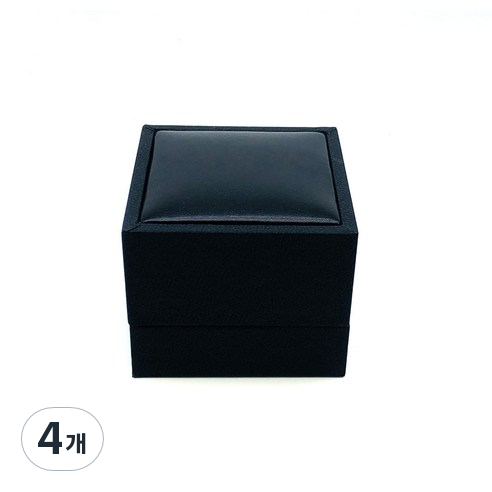 바미샵 가죽쿠션 반지 케이스, 4개