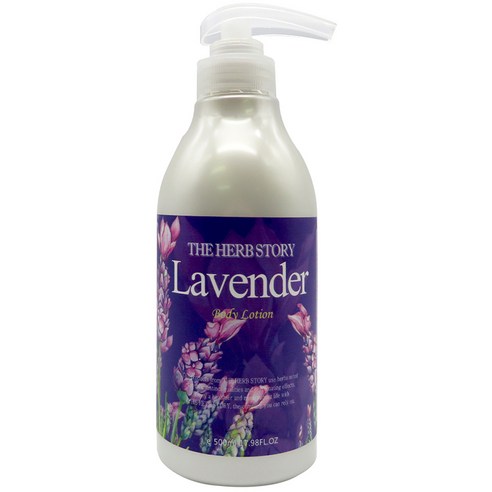 더허브스토리 바디로션 라벤더, 500ml, 1개