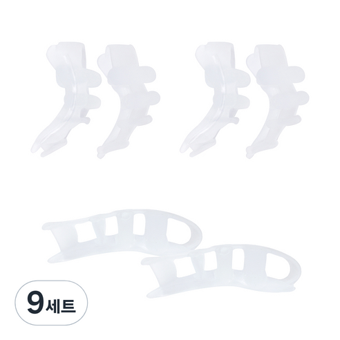 풋인솔 실리콘 발가락링 분리 쿠션 4구, 9세트