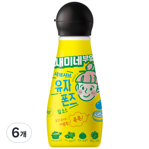 새미네부엌 샤브샤브 유자 폰즈 딥소스, 270g, 6개