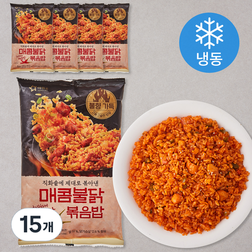 아워홈 매콤불닭 볶음밥 (냉동), 230g, 15개
