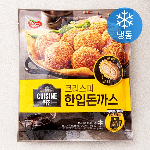 퀴진 크리스피 한입돈까스, 1개, 450g