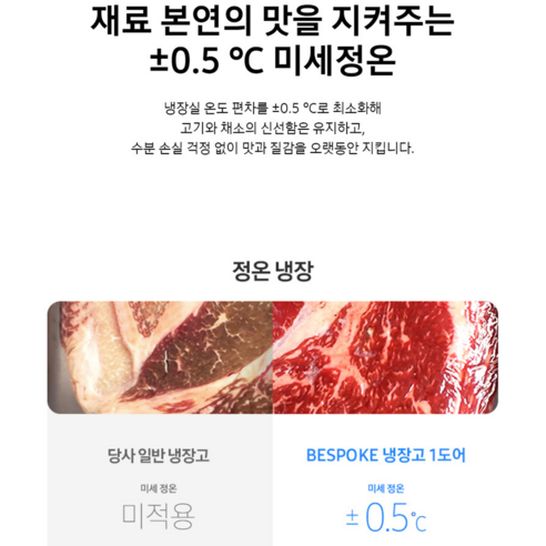 나만의 스타일로 주방을 디자인하는 삼성 비스포크 1도어 냉장고